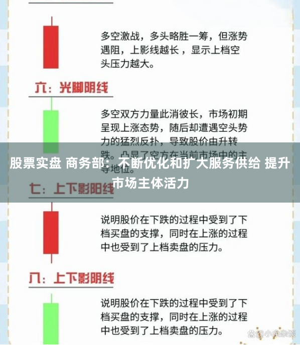 股票实盘 商务部：不断优化和扩大服务供给 提升市场主体活力